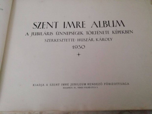 Szent Imre 1930-as Album