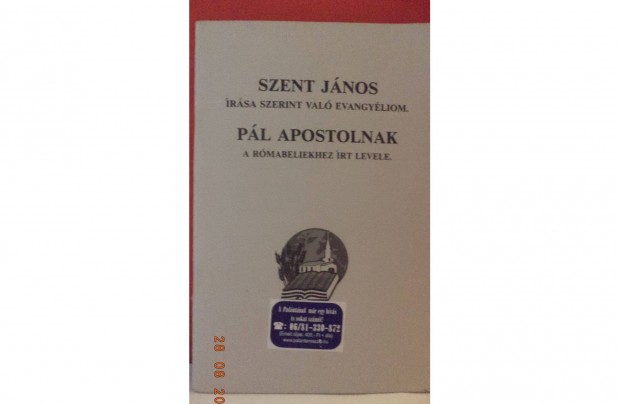 Szent Jnos evangyliom - Pl apostol levele