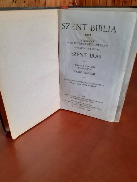 Szent biblia - Szent rs