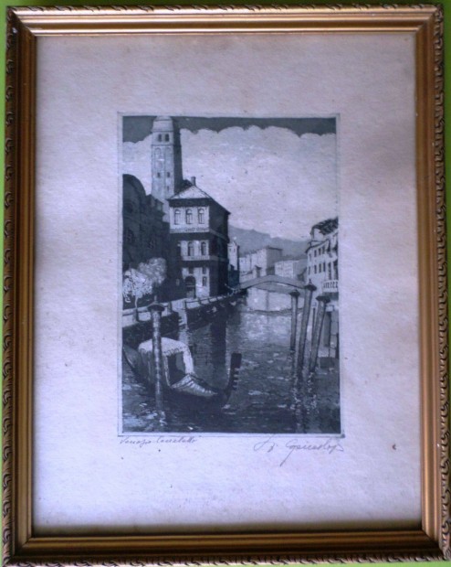 Szentgyrgyvri Gyenes Lajos: Venezia - Canaletto