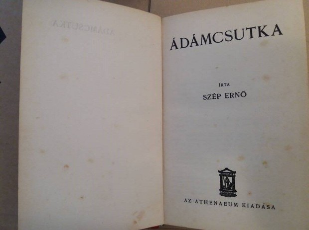 Szp Ern: dmcsutka Athenaeum Kiads