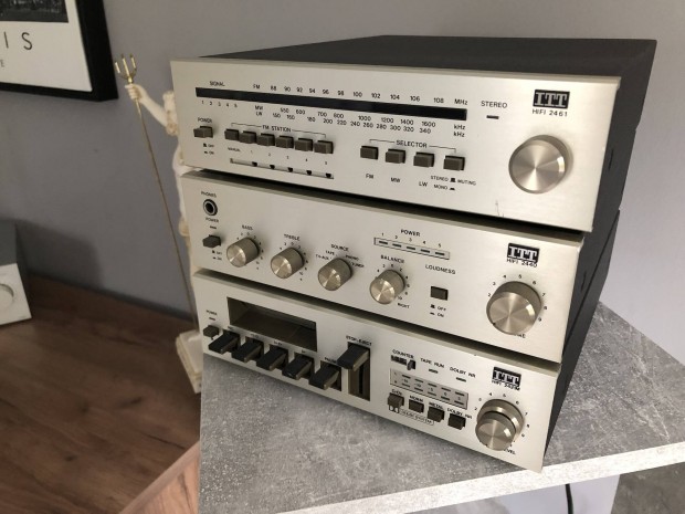 Szép ITT hifi erősítő deck tuner