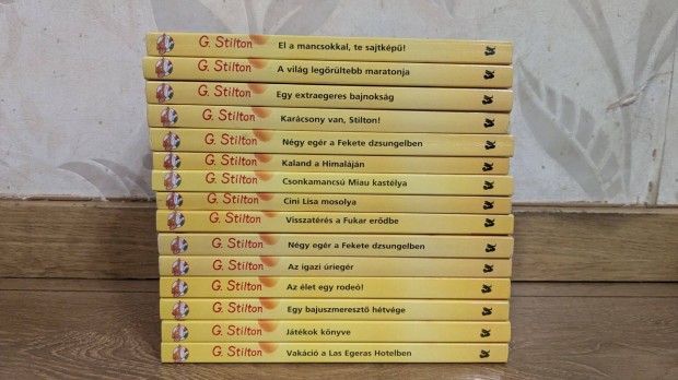 Szp llapot Geronimo Stilton gyerek knyvek eladk