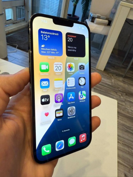 Szép állapotú Iphone 13 Pro Max 128GB(pici hibával)