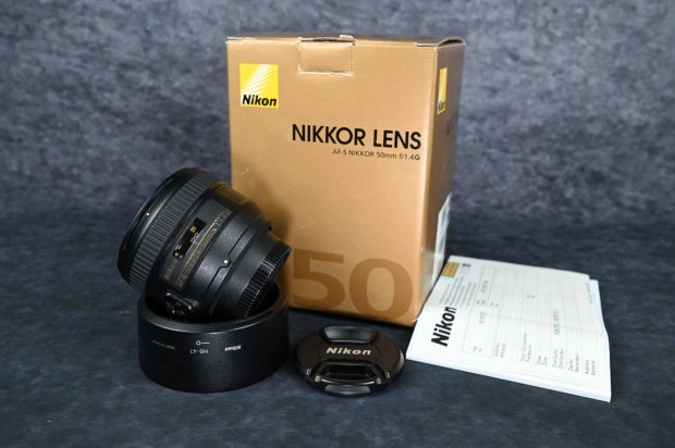 Szép állapotú Nikon AF-S 50mm f/1.4G objektív eladó