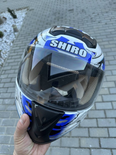 Szép allapotú motoros sisak méret:S