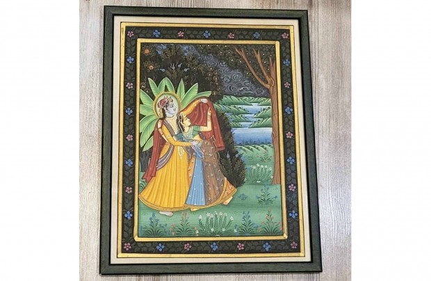 Szp indiai festmny (35x28 cm)