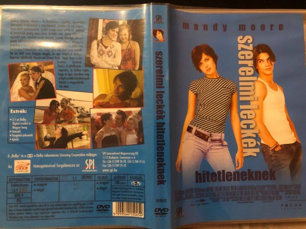 Szerelmi leckk hitetleneknek (karcmentes, Mandy Moore) DVD