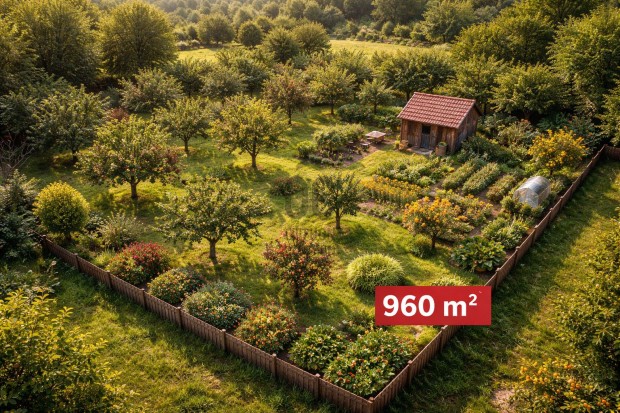 Szeretn�l gy�m�lcsf�kat de nincs hova �ltetni ? Ez a telek pont alkalm