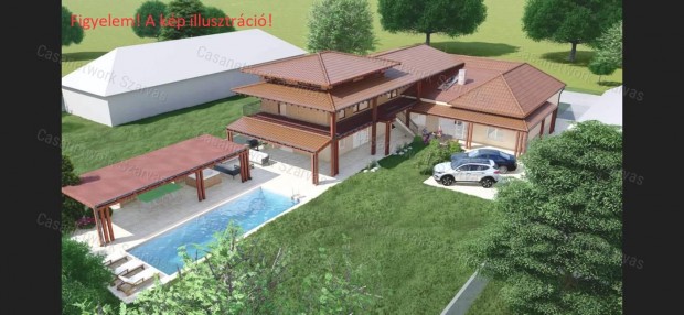 Szerkezetk�sz, n�gylak�sos t�rsash�zk�nt kivitelezhet� ingatlan elad�