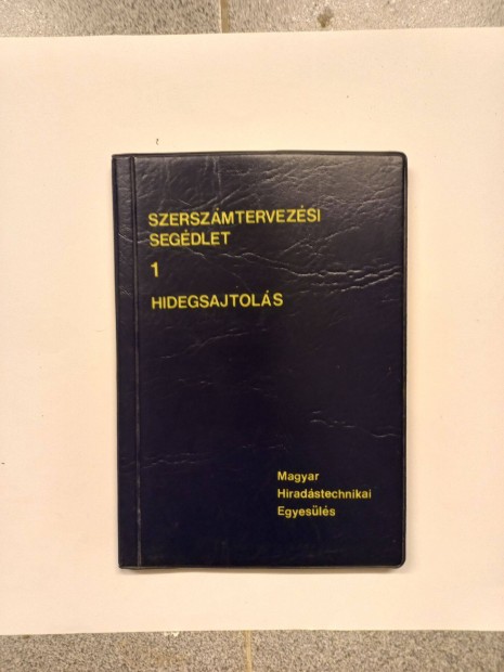 Szerszmtervezsi segdlet-Hidegsajtols 1976-os kiads