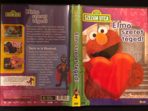 Szezm utca - Elmo szeret tged DVD