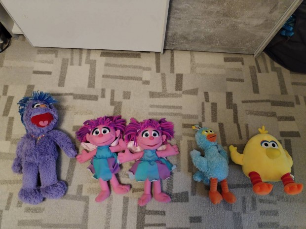 Szezm utca sesame street kacsa PINO s srga madr abby cadabby