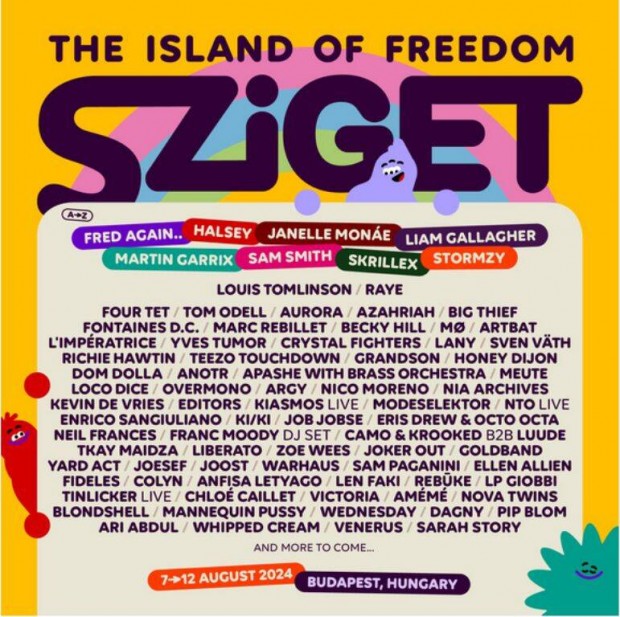 Sziget fesztivl pros belp 08.12. Htf