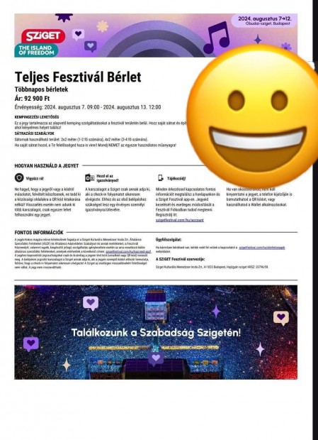 Sziget teljes heti brlet 