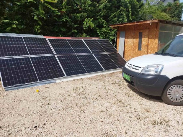 Szigetüzemű Napelem Rendszer Kompleten 1KW-2KW-3.6KW-6.2KW
