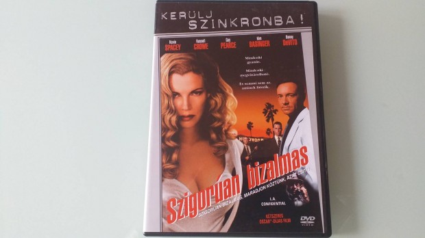 Szigoran bizalmas krimi DVD film-Kim Basinger Kevin Spayce