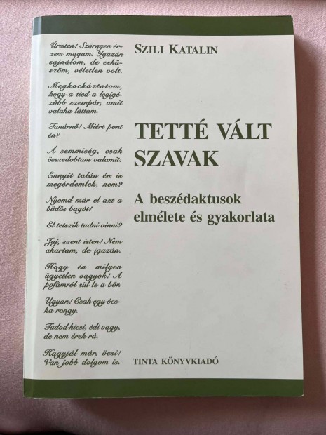 Szili Katalin: Tett vlt szavak