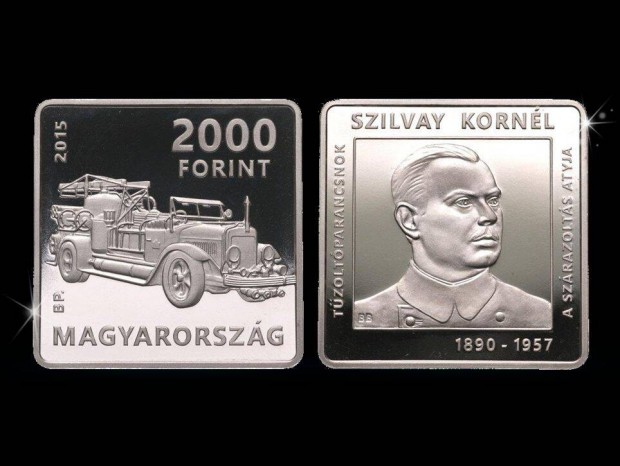 Szilvay Kornl 2000 Ft -pp- unc kapszulas erme