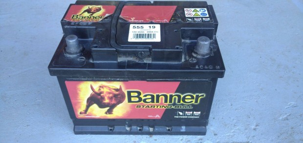 Szinte j Banner Akkumultor 12V 55Ah
