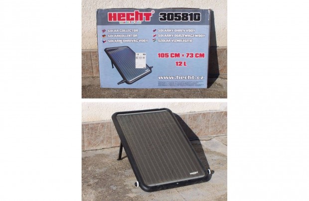 Szinte új! Hecht napkollektor medence szolár fűtés solar nap kollektor