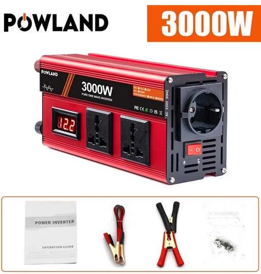 Szinuszos Ultra Fine Power Inverter 3000W 12Volt-220V (5524)