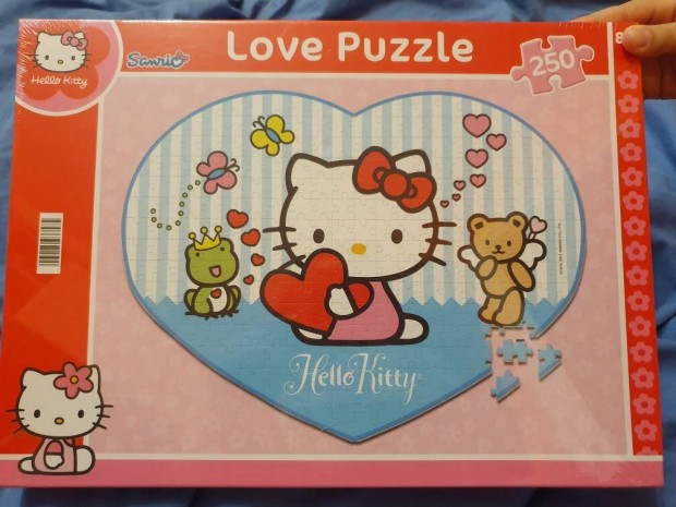 Szv alak Hello Kitty forma kirak puzzle bontatlan 1100 Ft
