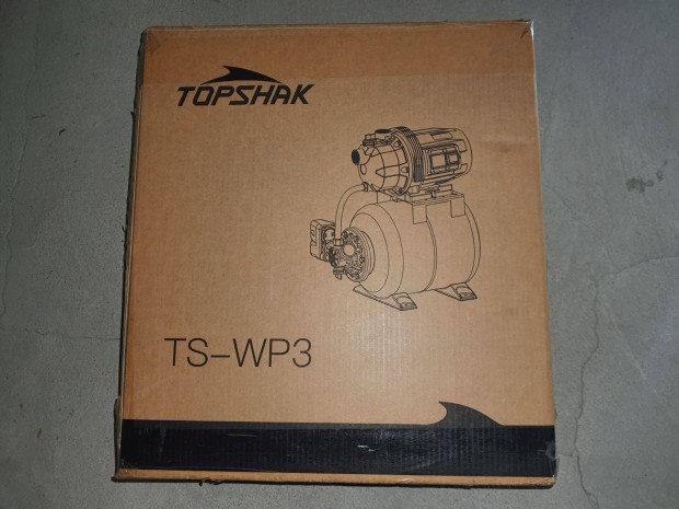 Szivatty Vzpumpa vzszivattyval Topshak TS-WP3 j bontatlan 800W
