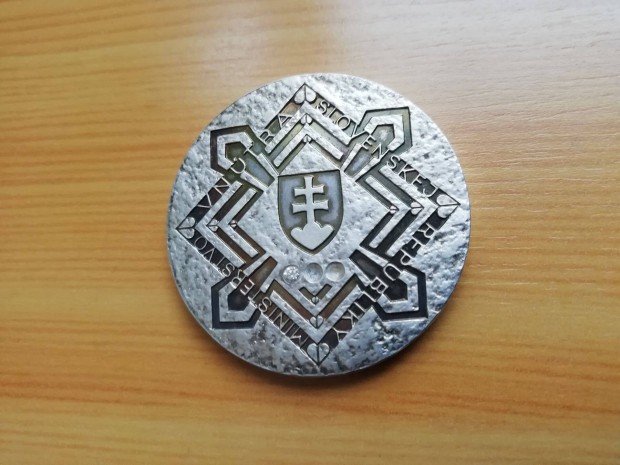 Szlovk Belgyminisztrium Kitntet rem jelzet ezst 38 g 92