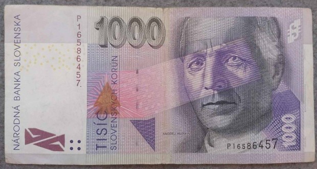 Szlovkia 1000 korona 1999 P szria VF