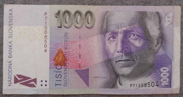 Szlovkia 1000 korona 2005 P szria VF