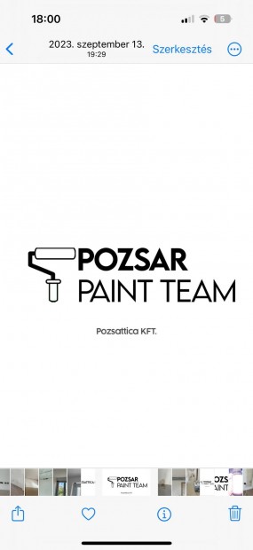 Szoba Festő állás