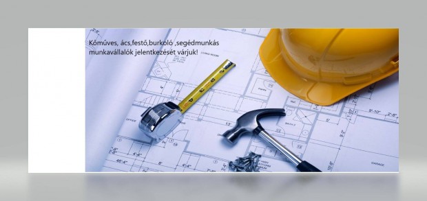 Szobafestő és segédmunkás munkavállalók jelentkezését várjuk!