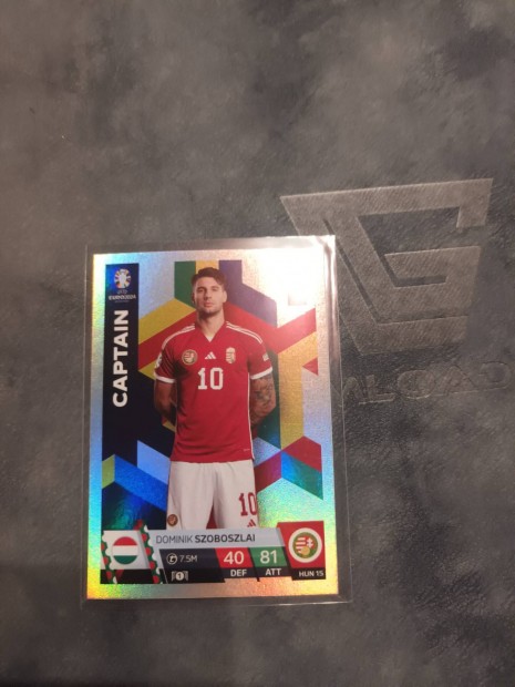 Szoboszlai Captain Topps Match Attax Euro2024 focis krtya