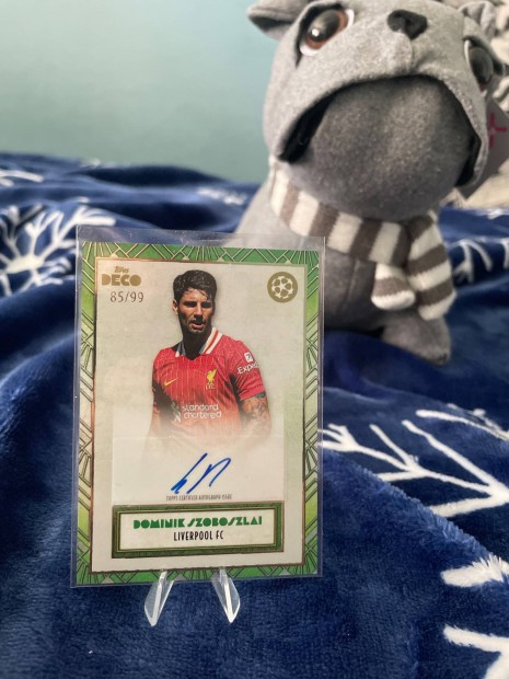 Szoboszlai Dominik Deco /99 aláírt Topps kártya