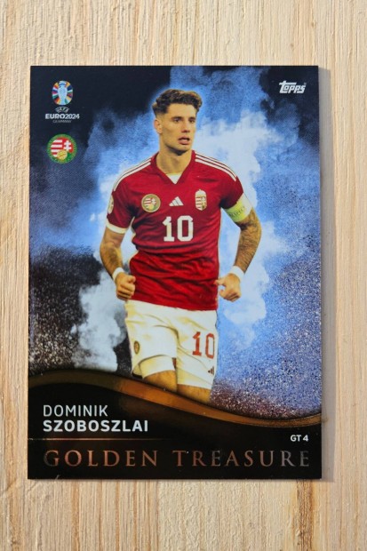 Szoboszlai Dominik Golden Treausre Match Attax focis krtya