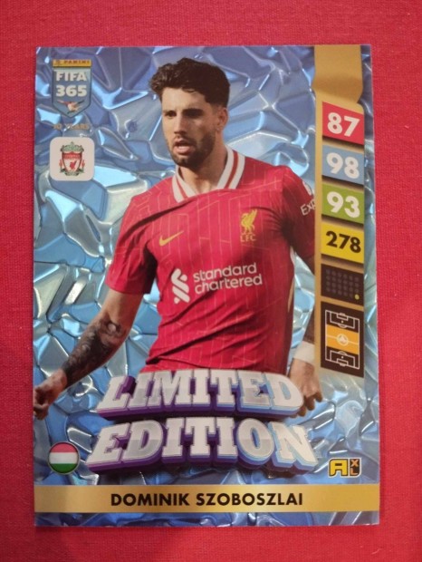 Szoboszlai Dominik (Liverpool) FIFA 365 2025 Limited Edition krtya