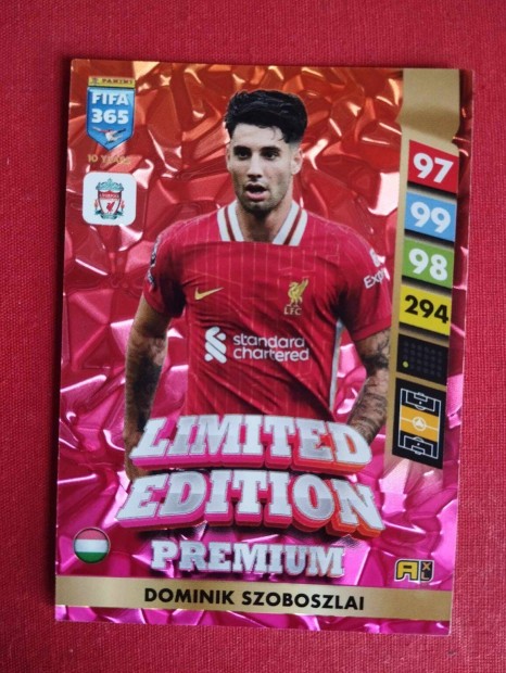 Szoboszlai Dominik (Liverpool) FIFA 365 2025 Prmium Limited krtya