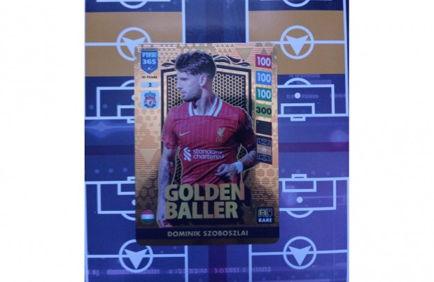 Szoboszlai Dominik (Liverpool) Fifa 365 2025 Golden Baller foci krtya