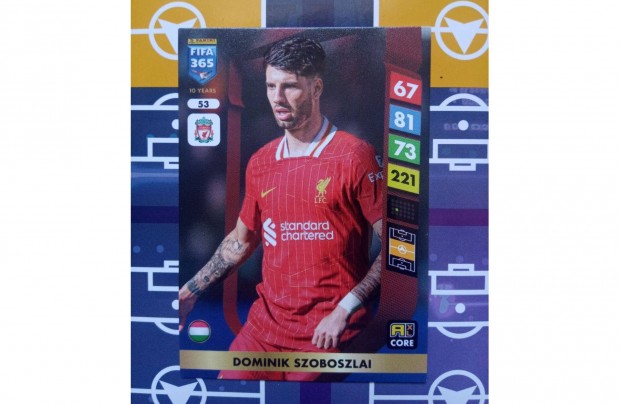 Szoboszlai Dominik (Liverpool) Fifa 365 2025 focis krtya