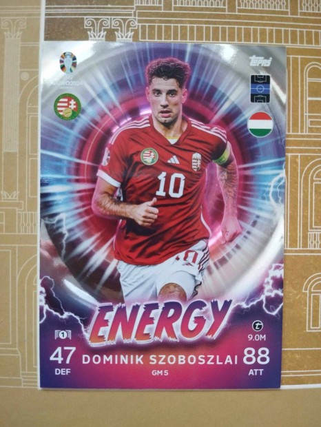 Szoboszlai Dominik (Magyarorszg) Energy Euro 2024 krtya