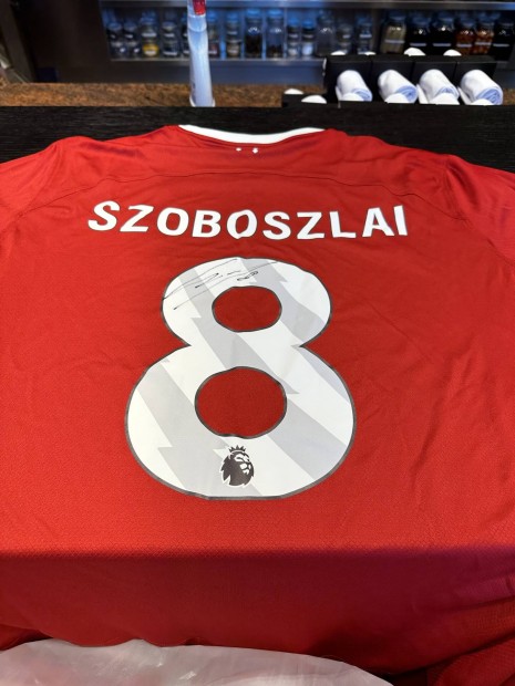 Szoboszlai Dominik dediklt Nike Liverpool mez