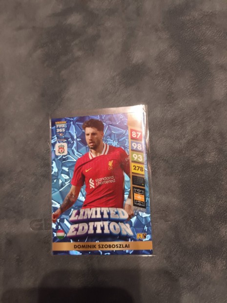 Szoboszlai Limited Edition Panini Fifa 365 Liverpool