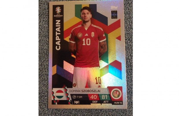 Szoboszlai Match Attax EURO2024 (HU15)