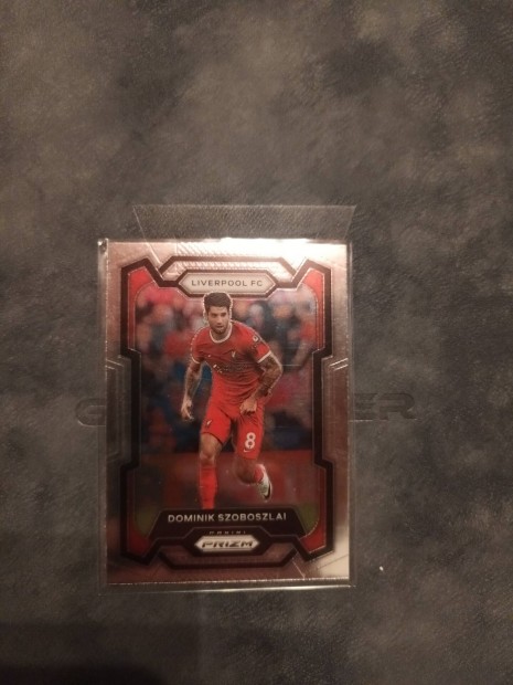 Szoboszlai Panini Prizm 2023 Liverpool focis krtya