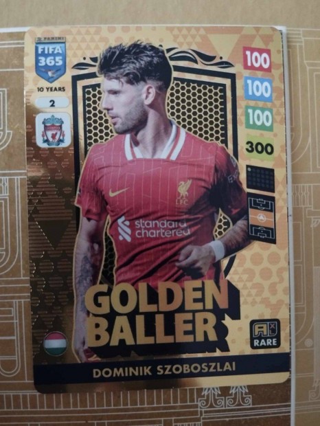 Szoboszlai (Liverpool) FIFA 365 2025 Golden Baller Top Master krtya