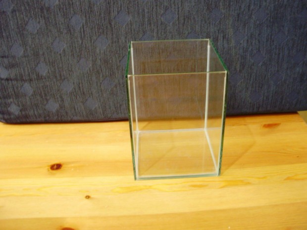 Szögletes nano akvárium terrárium florárium 4,5 liter