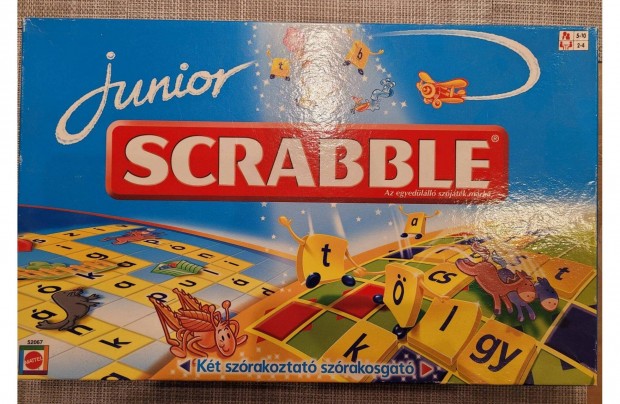 Szkirak Junior Scrabble jtk trsas 2 jtk egy dobozban elad!