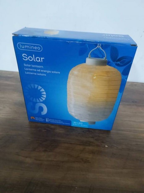 Szolár lampion napelemes lámpa kerti