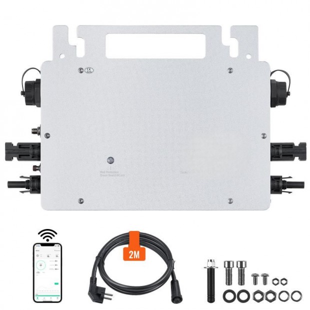 Szolár napelemes inverter 800W, Wifi, IP65
